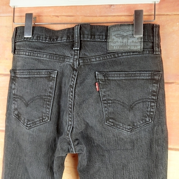 𝅺📣2/40$📣 LEVI'S 511 men's black jeans size 29 - Picture 6 of 8
